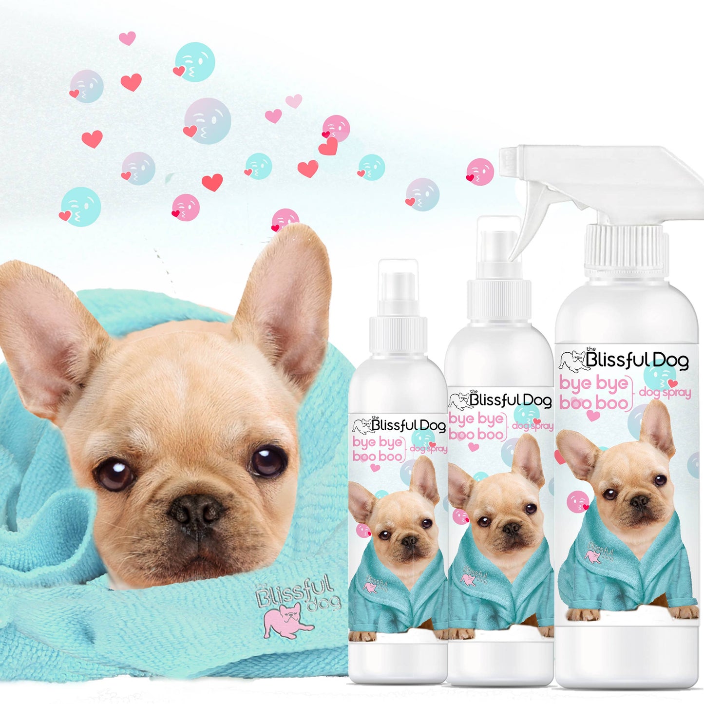 The Blissful Dog - Bye Boo Boo Spray For Itchy, Irritated Dog Skin: 4 oz