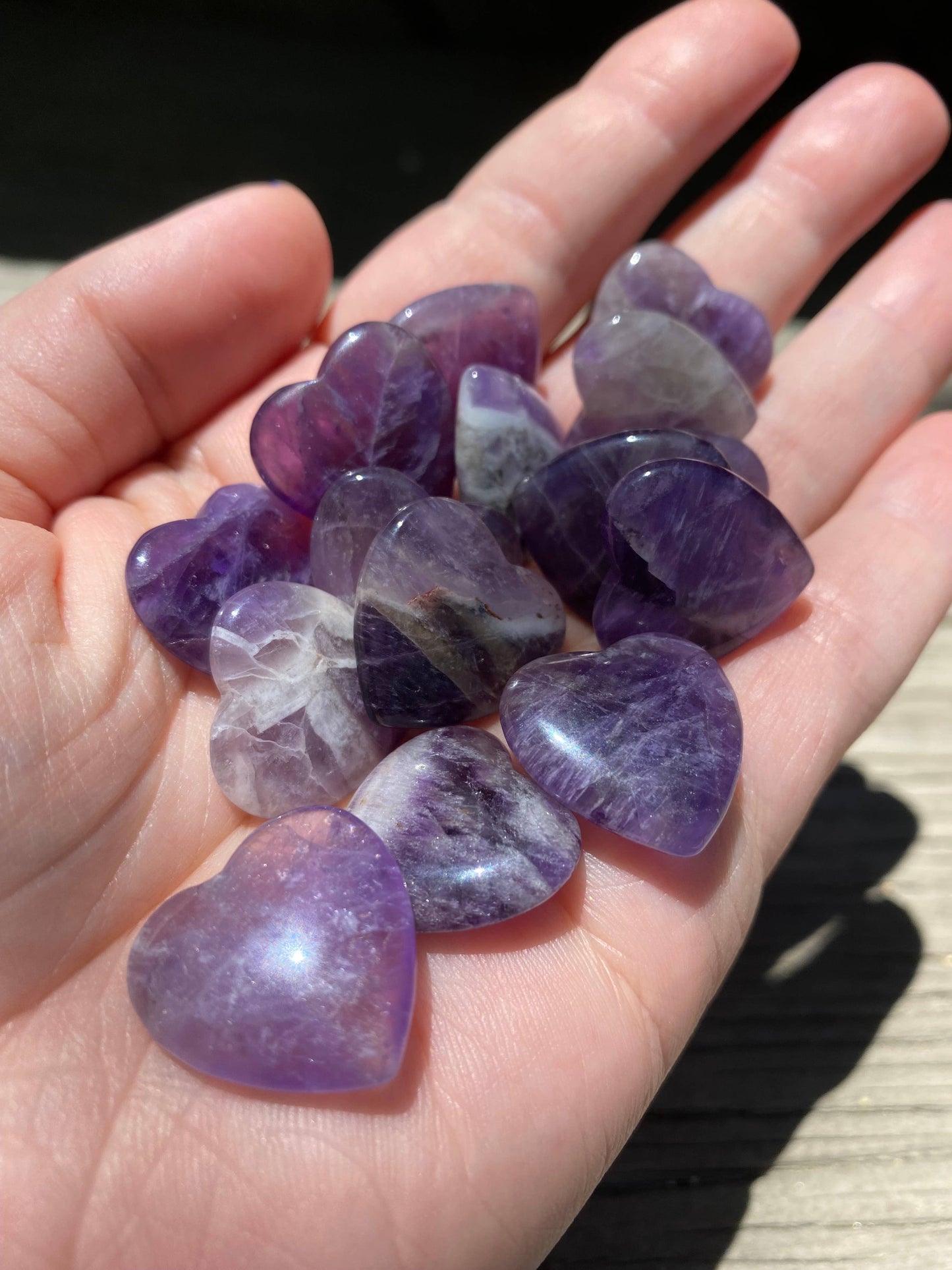 Wax Apothecary - 💜 Amethyst Crystal Mini Heart Stones 💜 ✨
