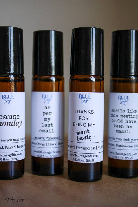 "Thanks for Being my Work Bestie" Essential Oil Roller | Gifts for Coworkers | Office Humor