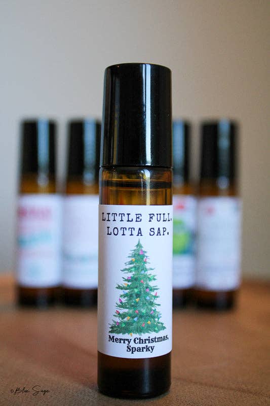 "Little Full, Lotta Sap" Essential Oil Roller Gift | Stockin