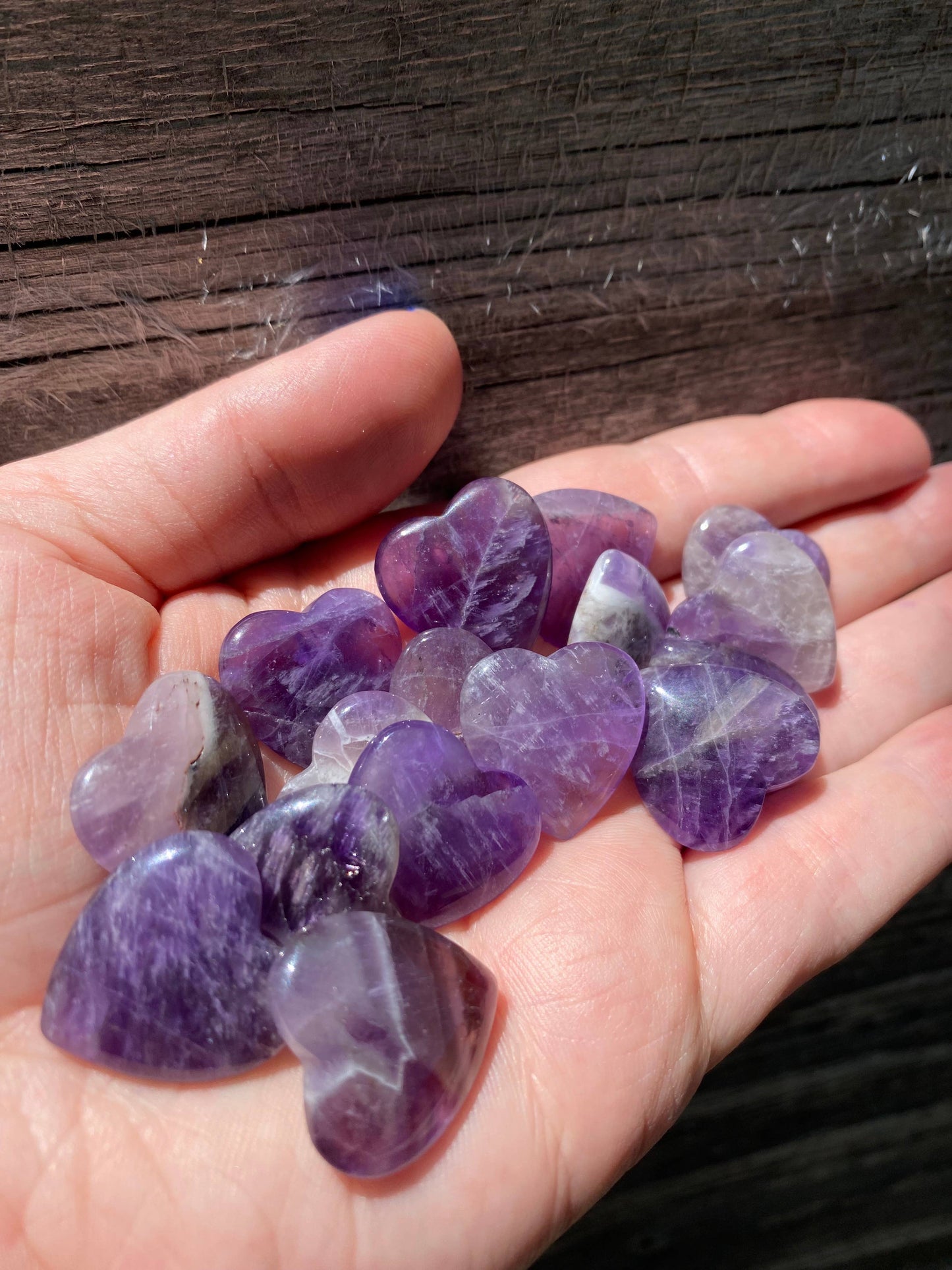 Wax Apothecary - 💜 Amethyst Crystal Mini Heart Stones 💜 ✨