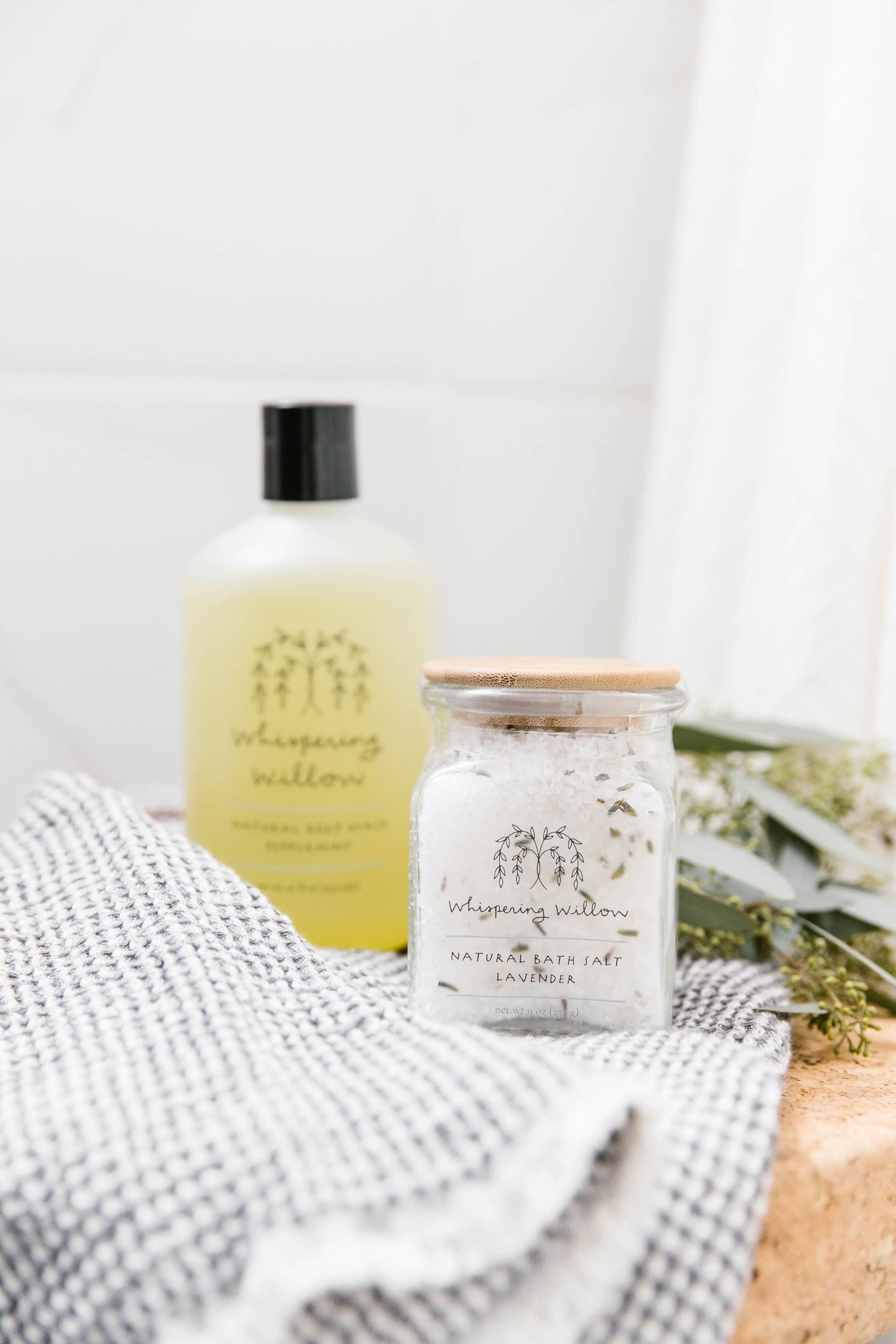 Whispering Willow - Rose Natural Bath Salts