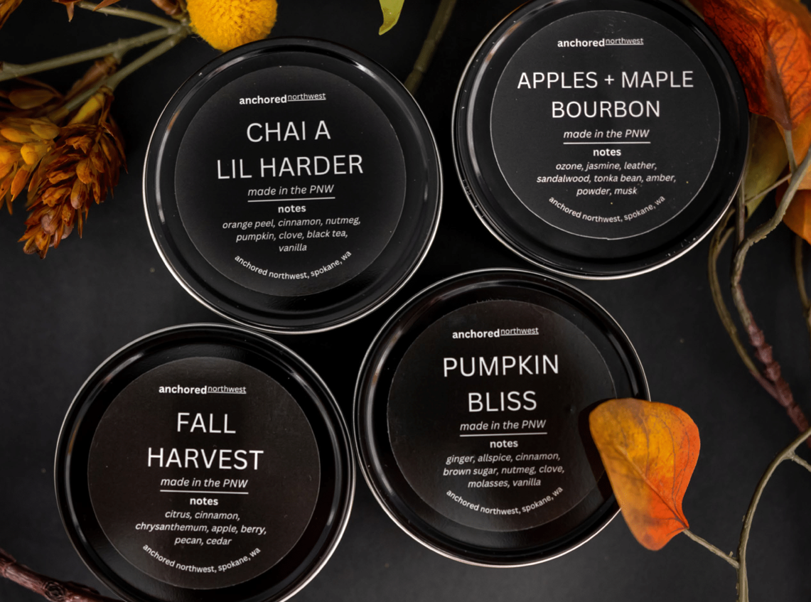 Brown Sugar + Fig Wood Wick Black Soy Candle: 6oz