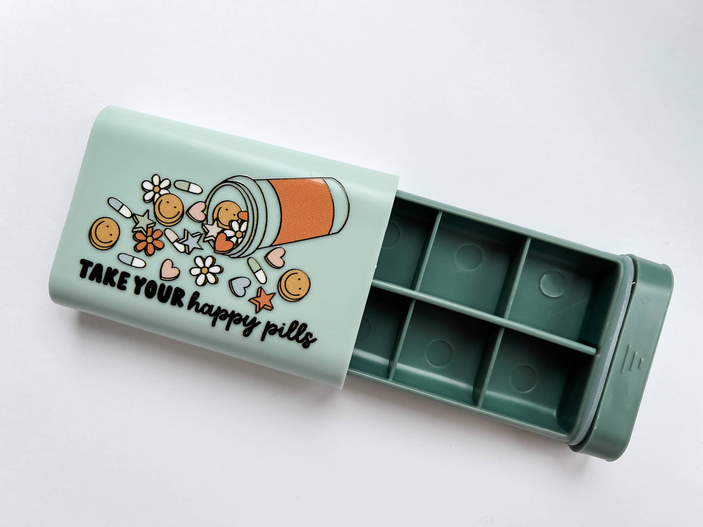 Boho + Babe - Take your Happy Pills Container: Sand