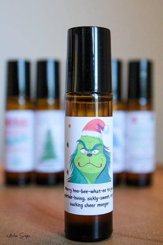 Grinch Essential Oil Roller | Holiday Hoo Be What-ee GIft