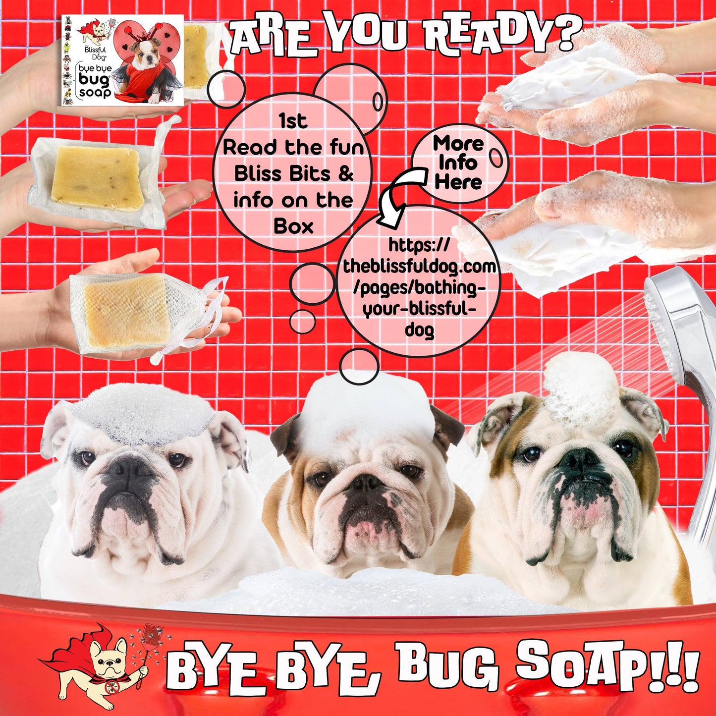 The Blissful Dog - Bye Bye Bug Soap