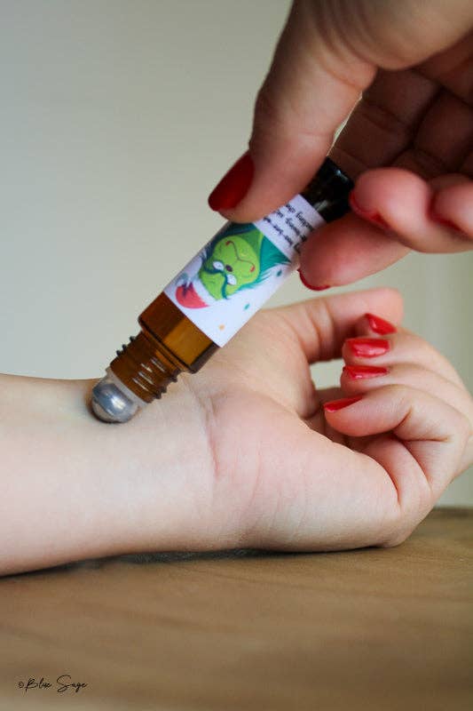Grinch Essential Oil Roller | Holiday Hoo Be What-ee GIft