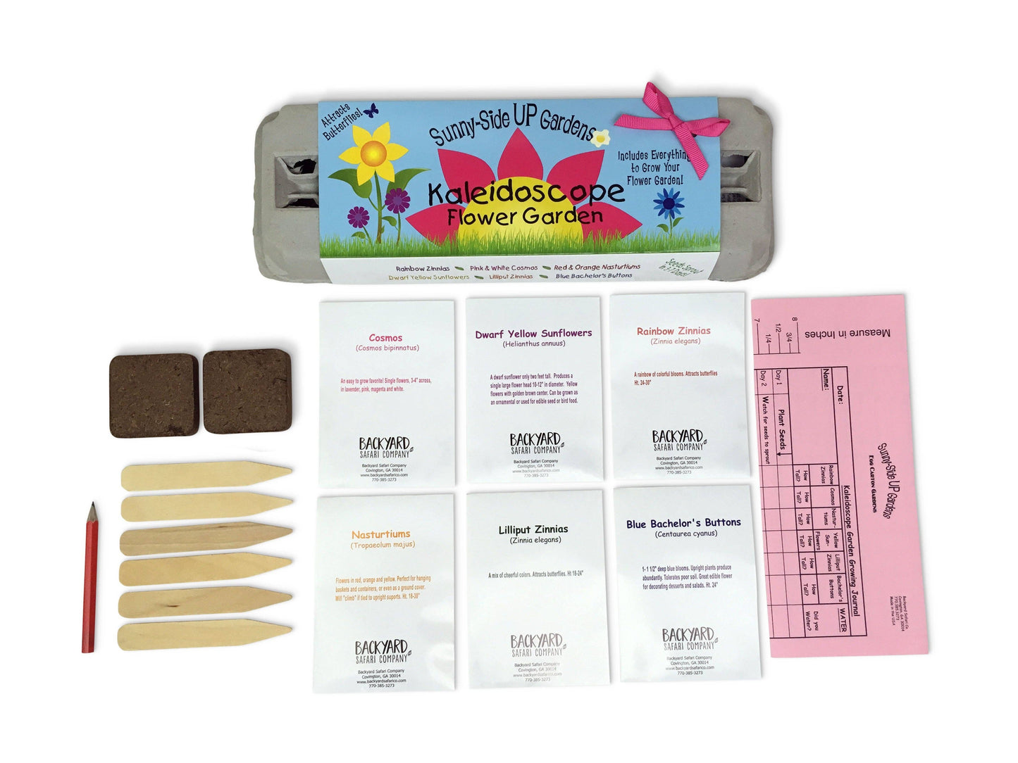 Backyard Safari Company - Kaleidoscope Flower Garden Grow Kit