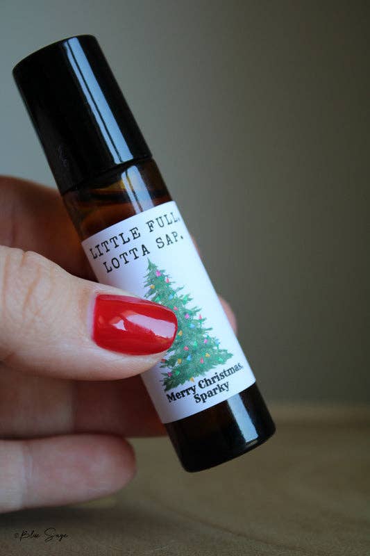 "Little Full, Lotta Sap" Essential Oil Roller Gift | Stockin