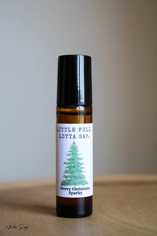 "Little Full, Lotta Sap" Essential Oil Roller Gift | Stockin