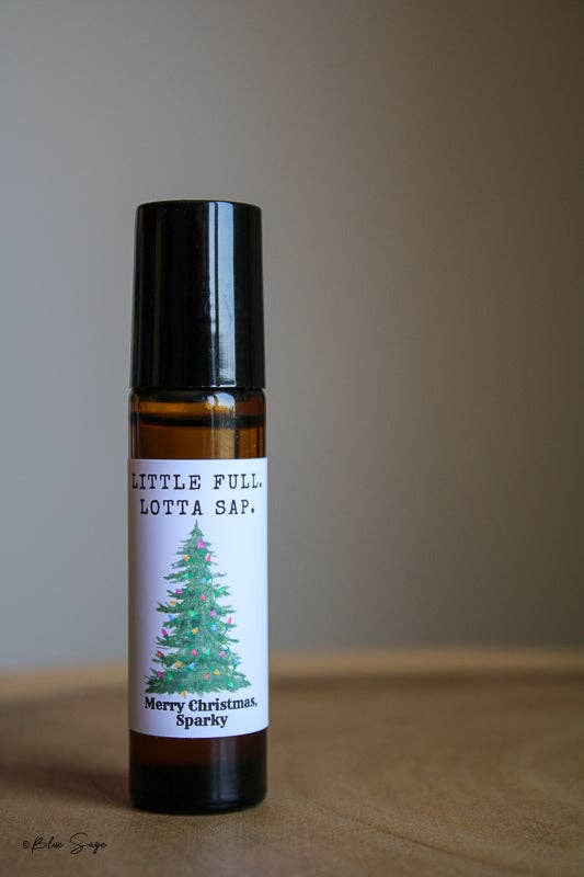"Little Full, Lotta Sap" Essential Oil Roller Gift | Stockin