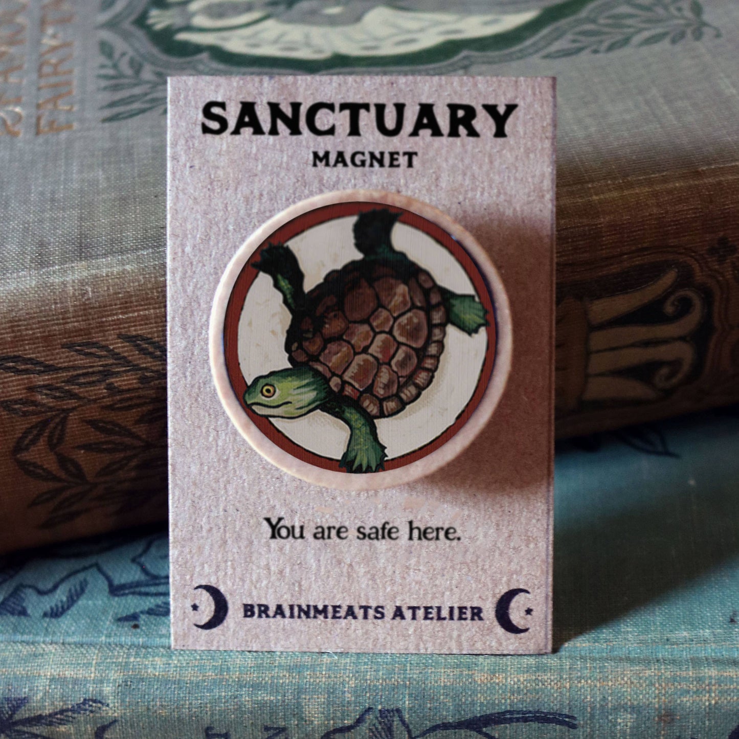 Brainmeats Atelier - Sanctuary Magnet – Turtle Token for Safety & Comfort