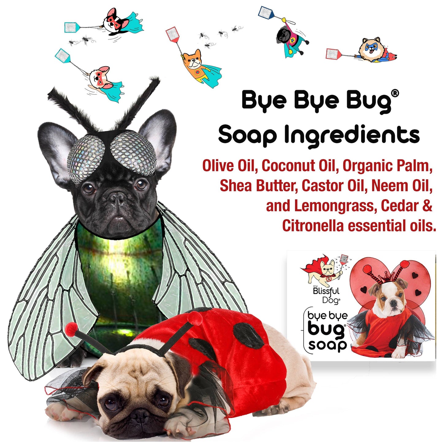 The Blissful Dog - Bye Bye Bug Soap