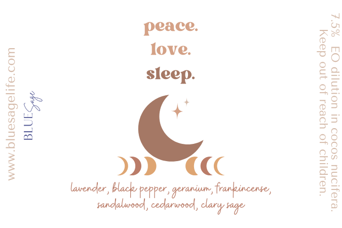 Blue Sage - Peace Love Sleep | Aromatherapy | Essential Oils