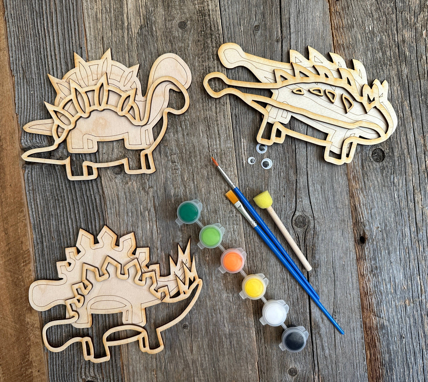 Sweet Love Adornments - Mini Dinosaurs DIY painting Kit