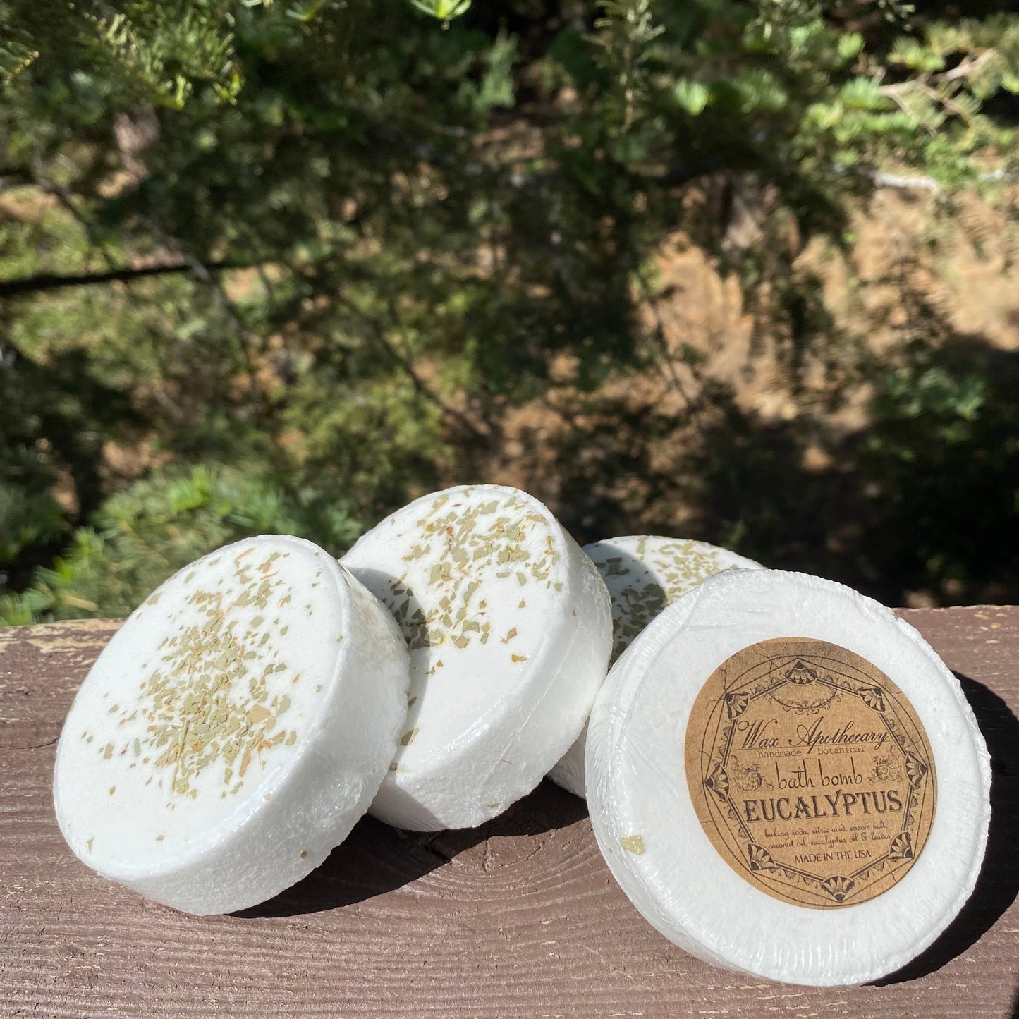 Wax Apothecary - Silver-Dollar Eucalyptus Botanical Bath Bomb