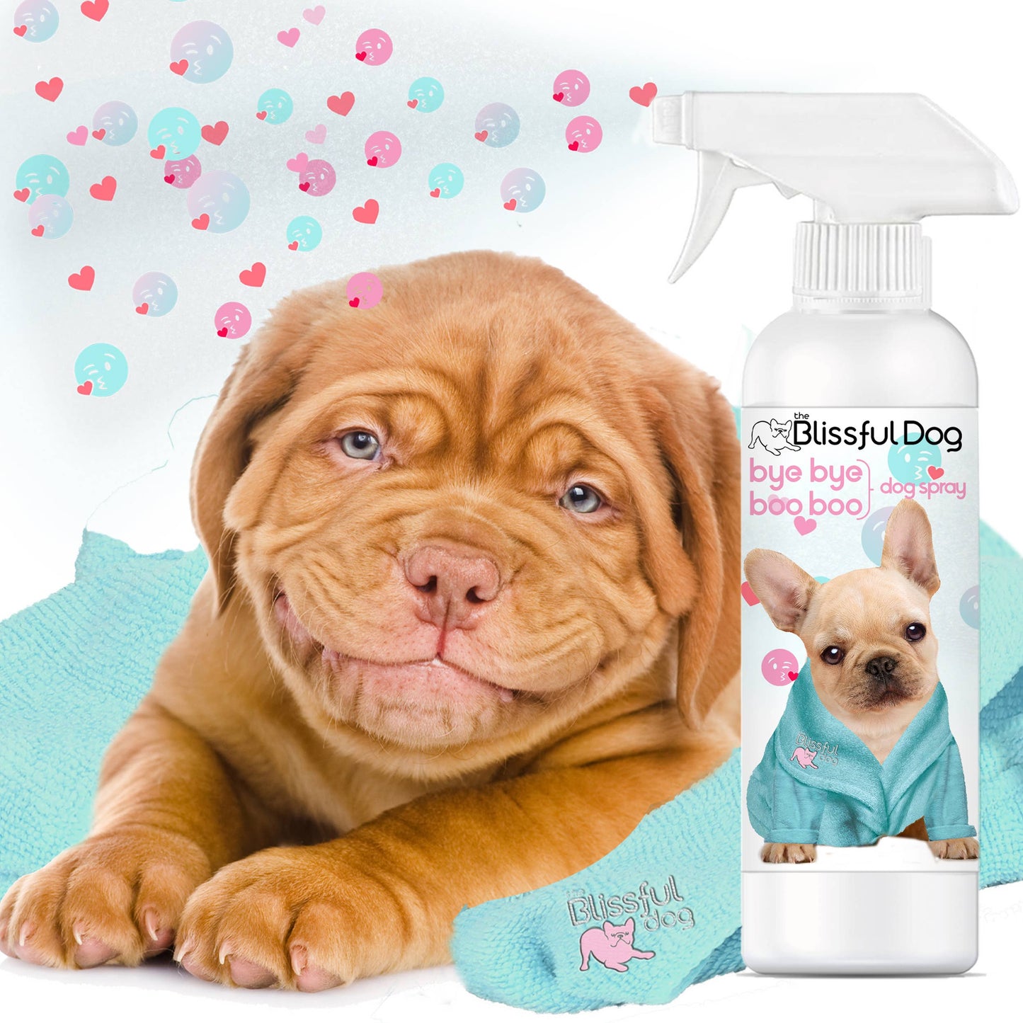 The Blissful Dog - Bye Boo Boo Spray For Itchy, Irritated Dog Skin: 4 oz
