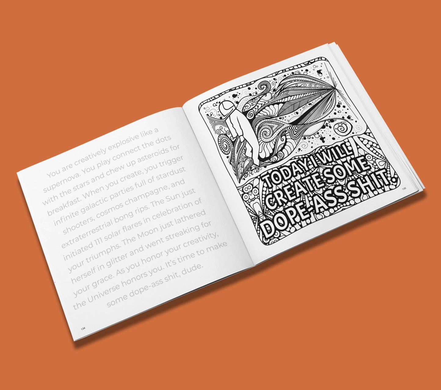 Rage Create - Sweet Ass Affirmations 2 Coloring Book - 60 Coloring Mosaics