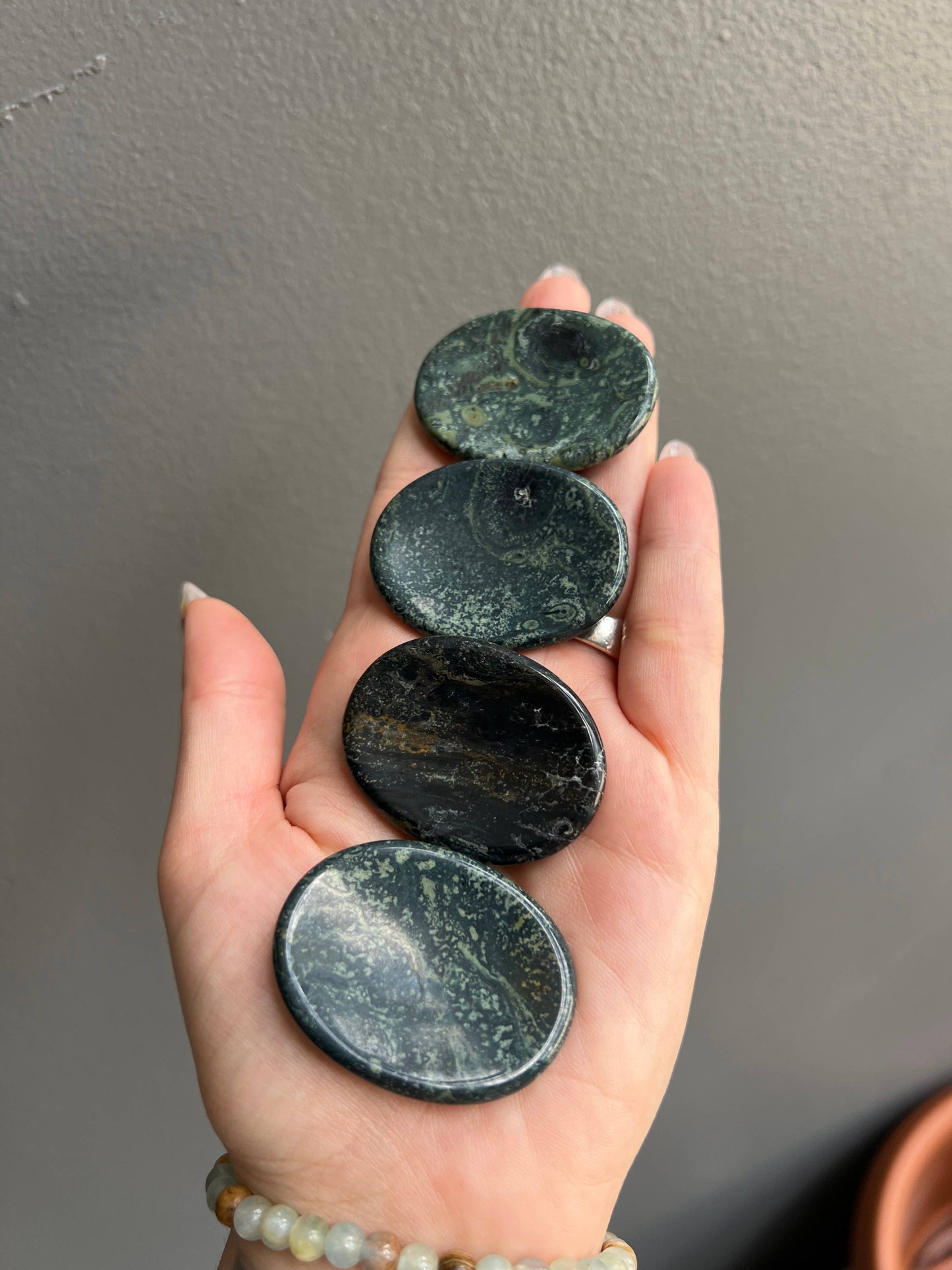 Sapphire & Sage - Kambaba Jasper Crystal Worry Stone