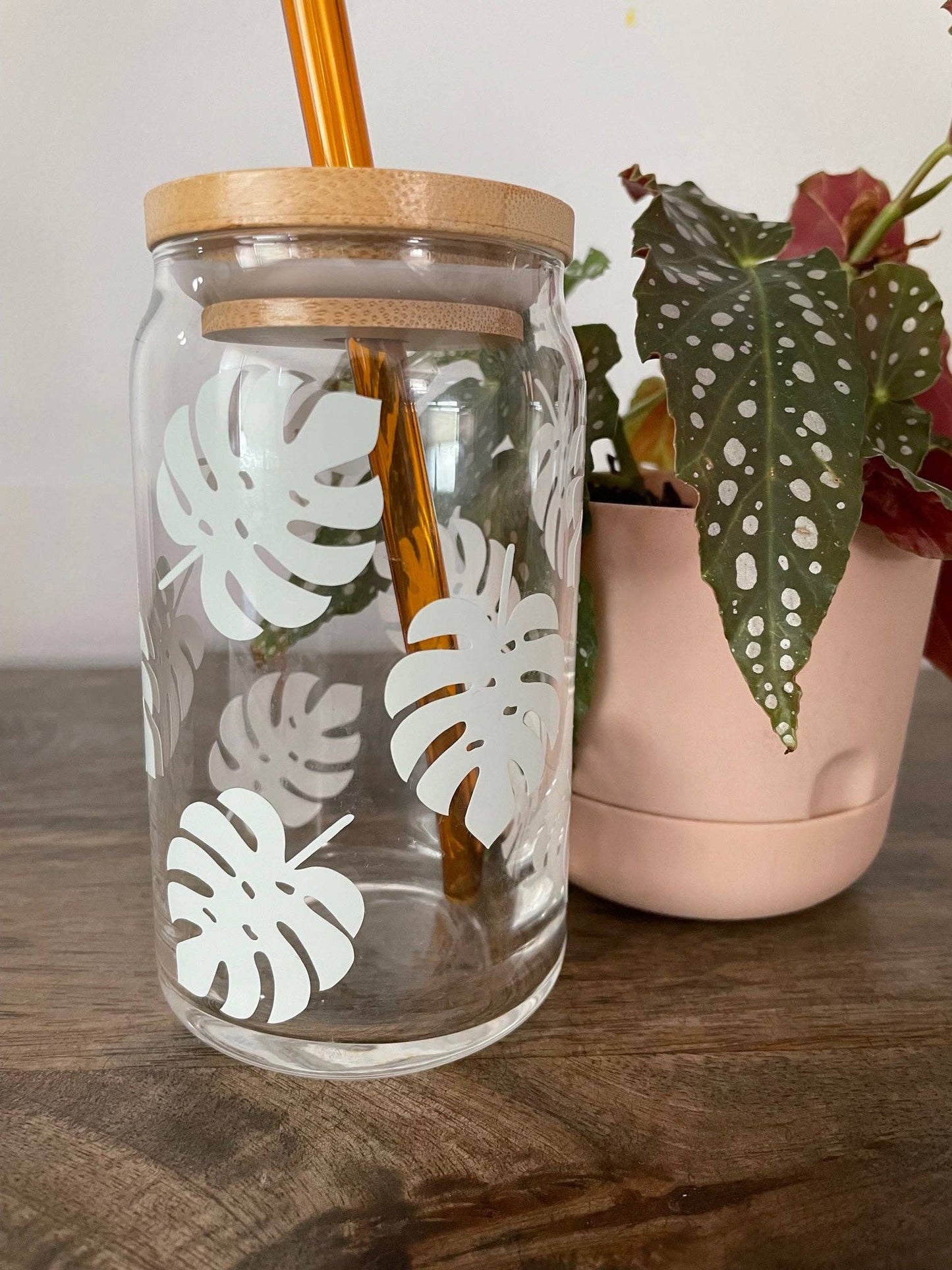 Plntbaby Jewelry - Color Changing Monstera Glass Cup