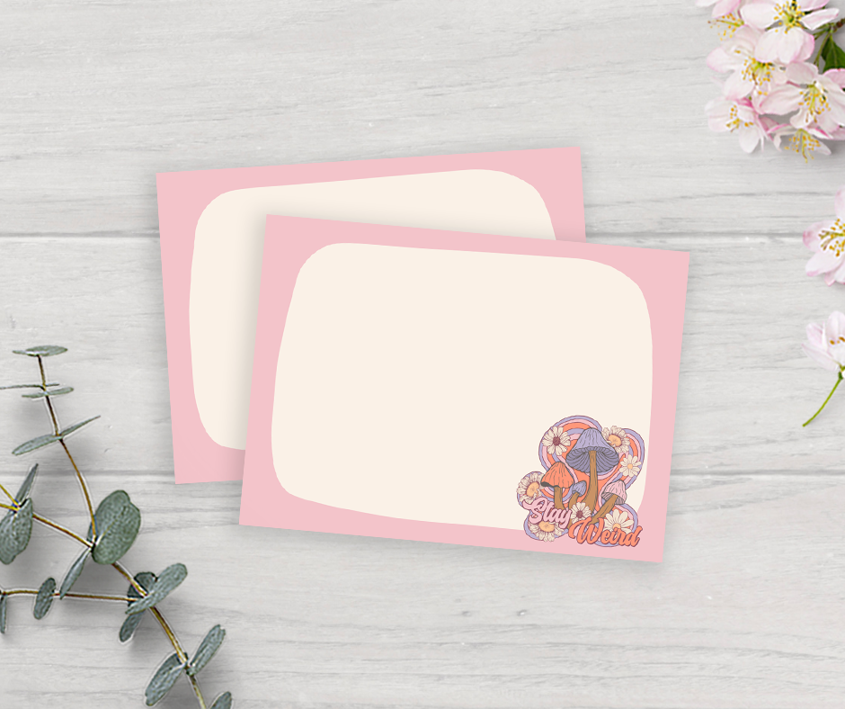 Expression Design Co - Stay Weird Post-it® Notes, 50 Sheets, 4" x 3"