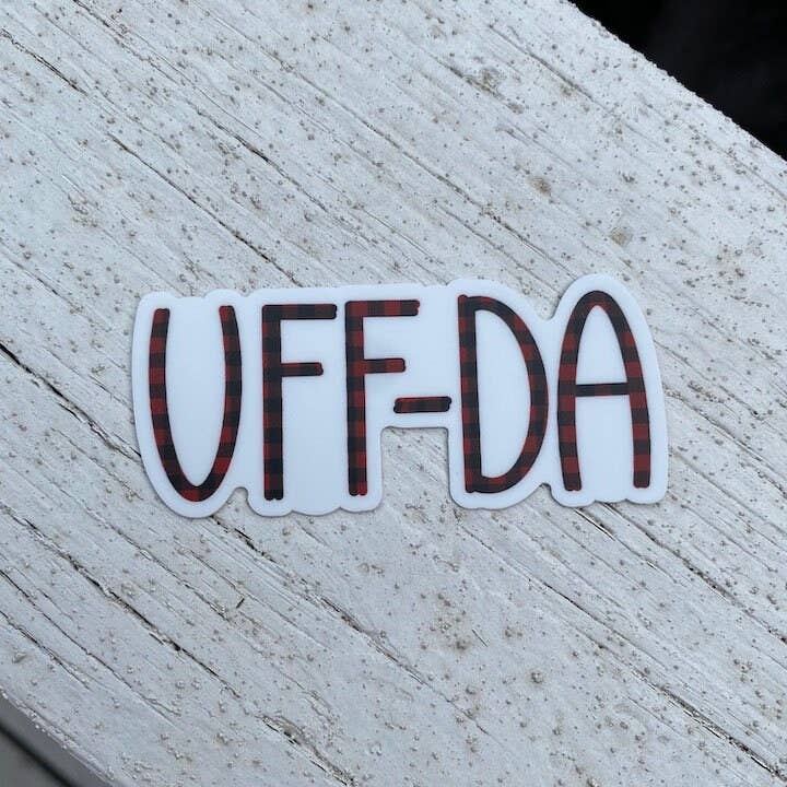Mae'd - Uff-Da Sticker || MN Sticker