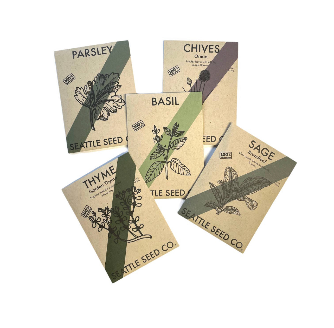 Seattle Seed Co. - Non-GMO Microgreens Sampler Pack