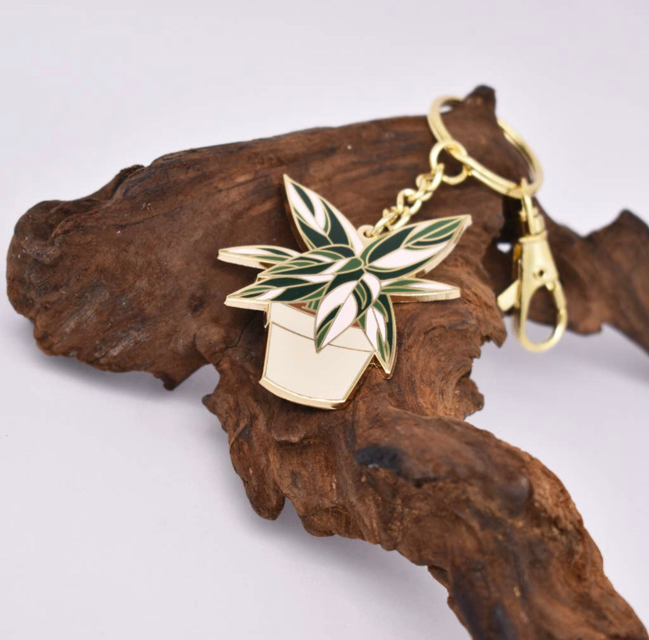 Plant Scouts - The Stromanthe Triostar Keychain