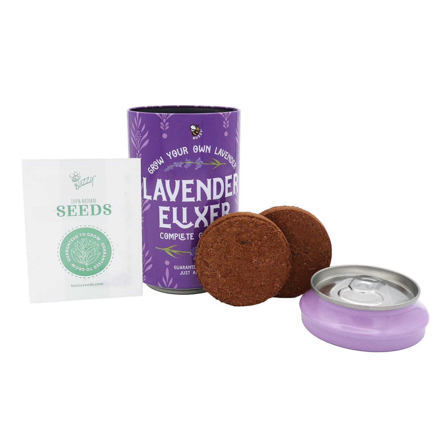 Buzzy Seeds Grow Gifts - Soda Can Flower Grow Kit