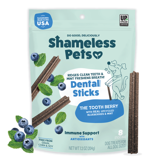 Shameless Pets - The Tooth Berry Dental Sticks Dog Treats