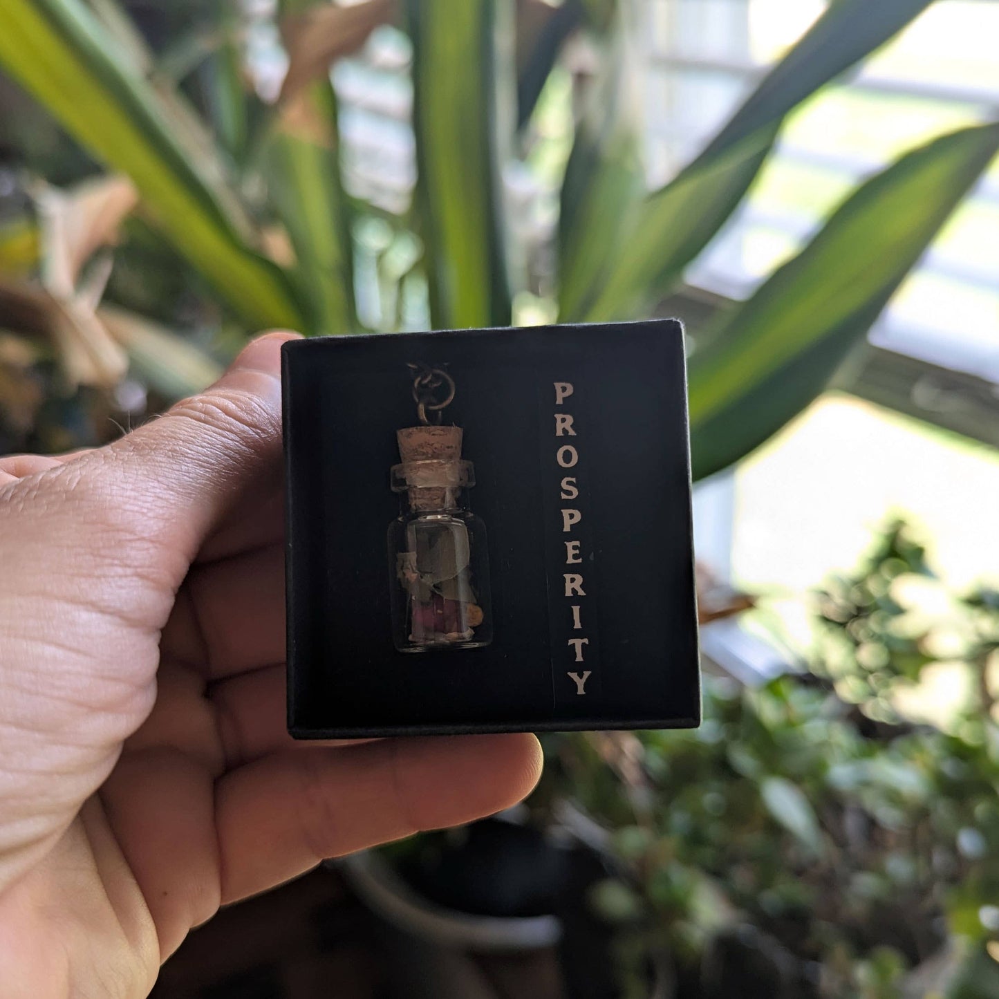 Brainmeats Atelier - Prosperity Amulet - Abundance Talisman Necklace w/Honeybee