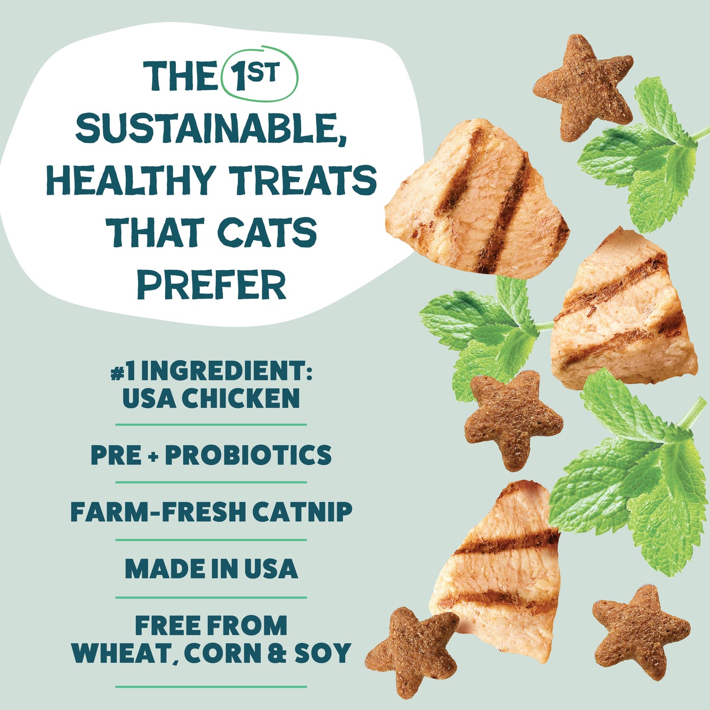 Shameless Pets - Catnip N Chill Crunchy Cat Treats - Chicken