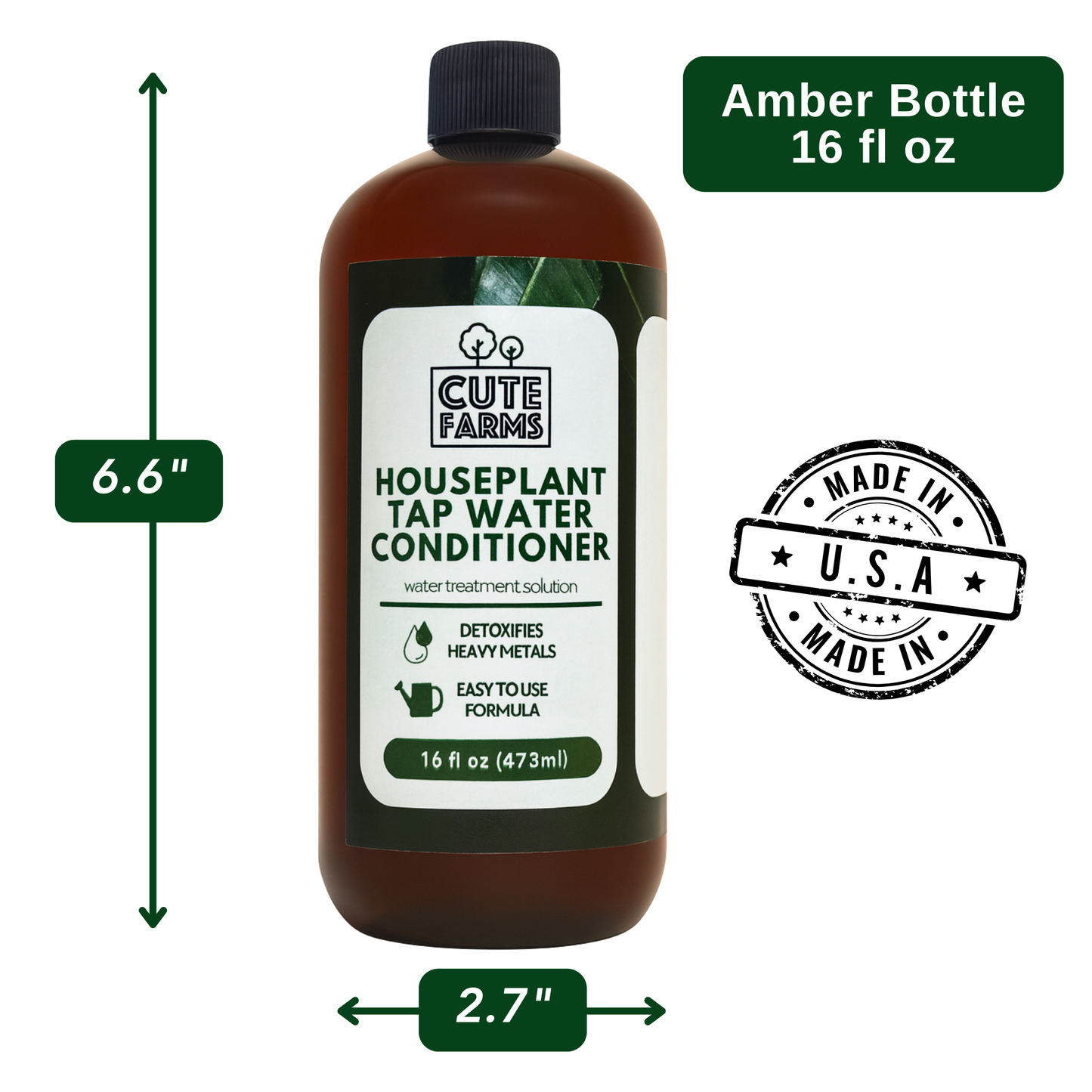 Cute Farms - Tap Water Conditioner for Houseplants & Hydroponics