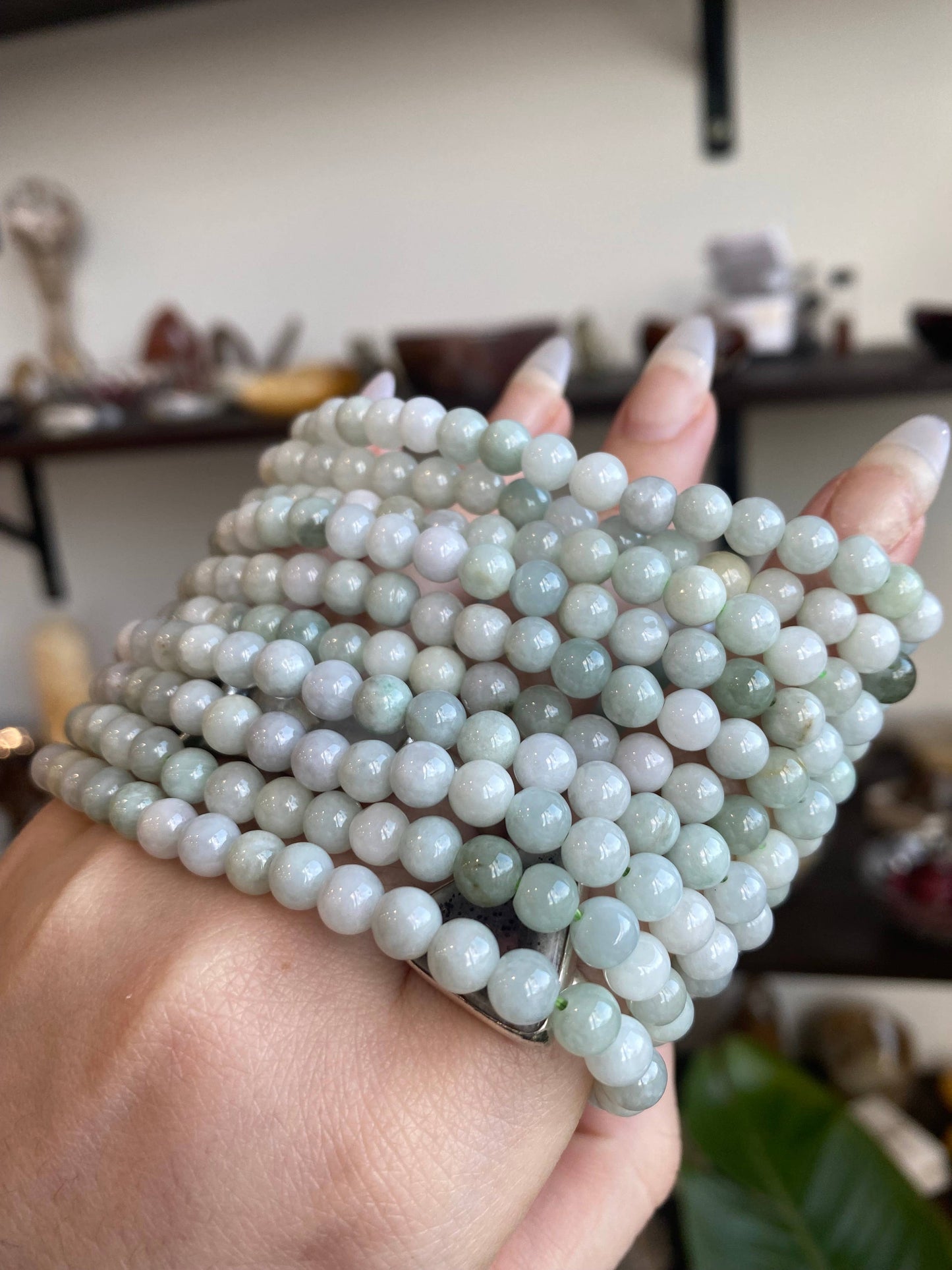 Burma Jade Beaded Bracele