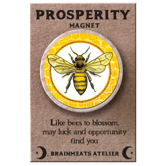 Brainmeats Atelier - Prosperity Magnet – Honeybee Intention Token for Abundance