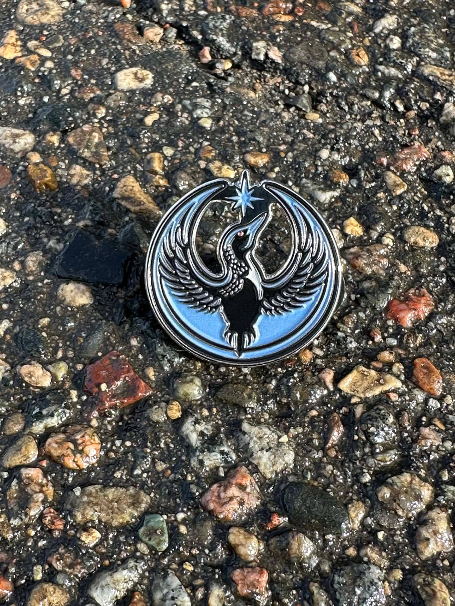 Fuzzy Loon Designs - Rebel Loon Enamel Pin