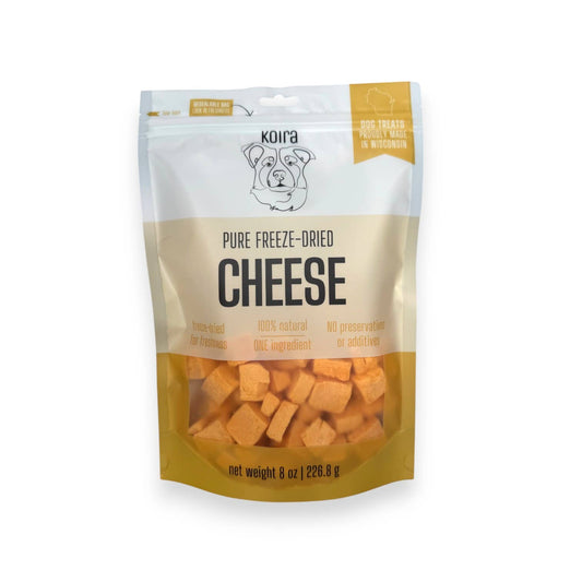 Koira - Freeze-Dried Cheese Dog Treats: 8 oz Bag