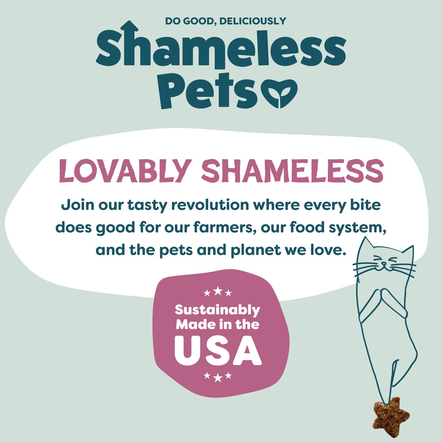 Shameless Pets - Cran U Say Chicken Crunchy Cat Treats