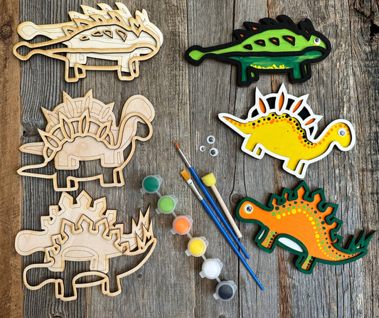 Sweet Love Adornments - Mini Dinosaurs DIY painting Kit