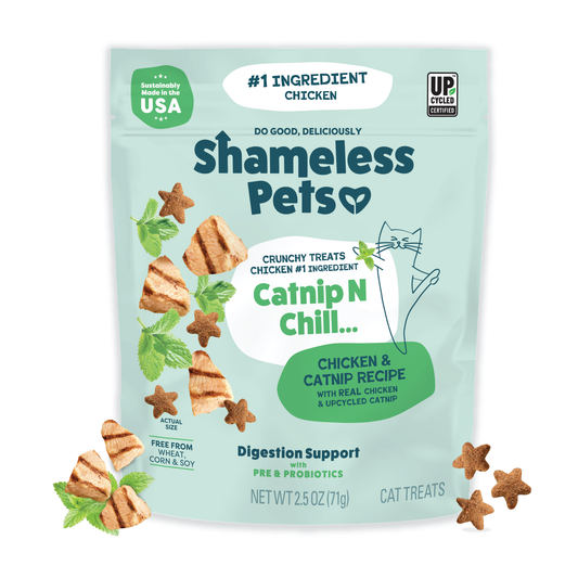 Shameless Pets - Catnip N Chill Crunchy Cat Treats - Chicken