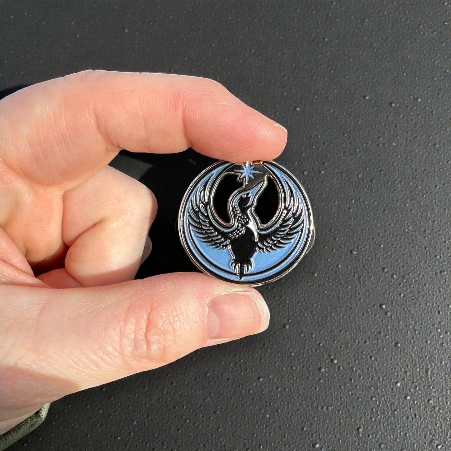 Fuzzy Loon Designs - Rebel Loon Enamel Pin