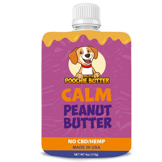 Poochie Butter - Calm Peanut Butter Squeeze Pack 4oz