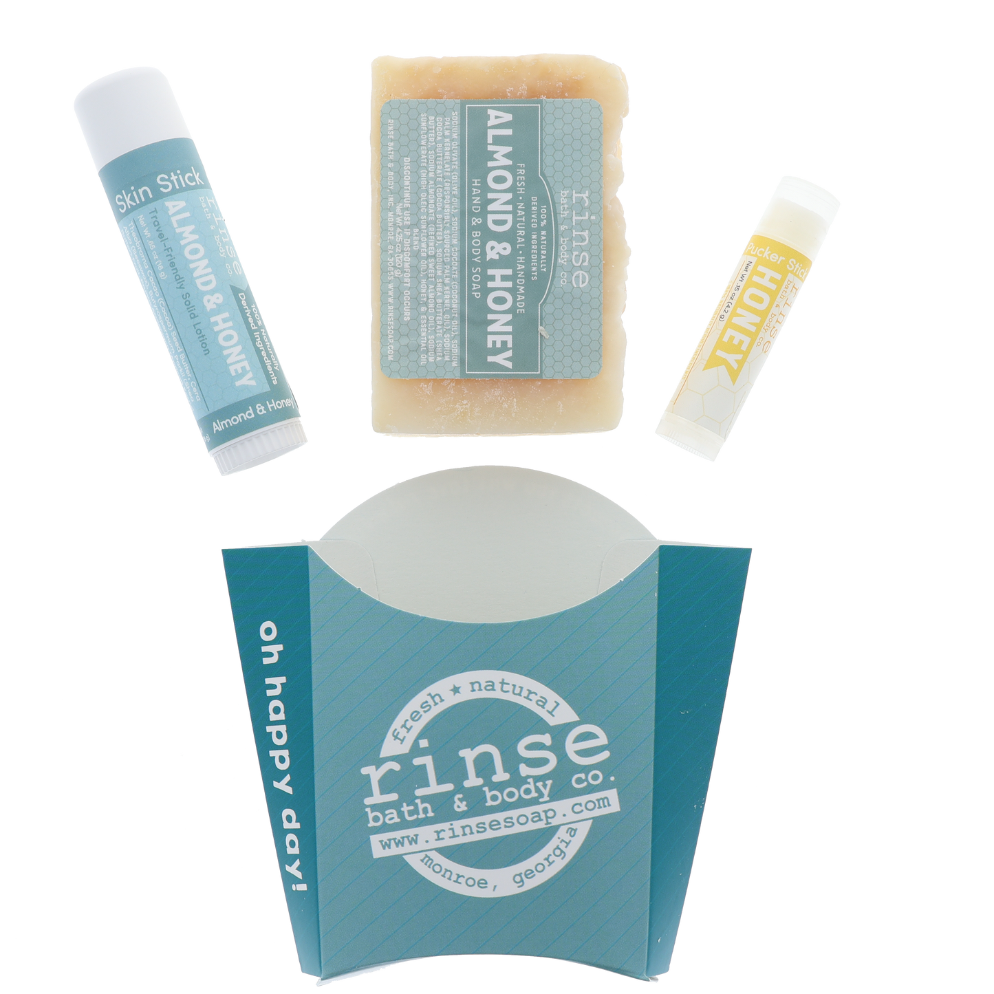 Rinse Bath Body Inc - Almond & Honey Fry Bundle