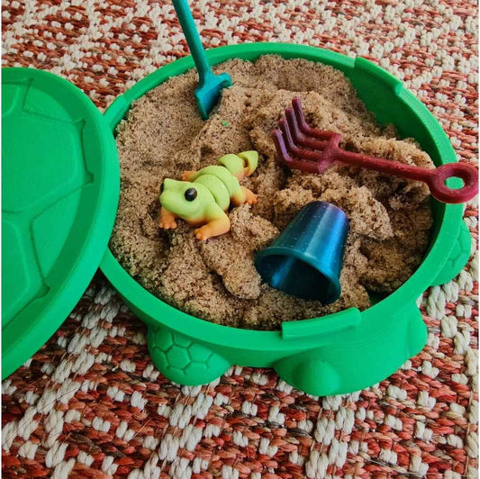 Pretzel Prints - Sandbox Turtle Kinetic Sand Surprise Mini Toy Fidget