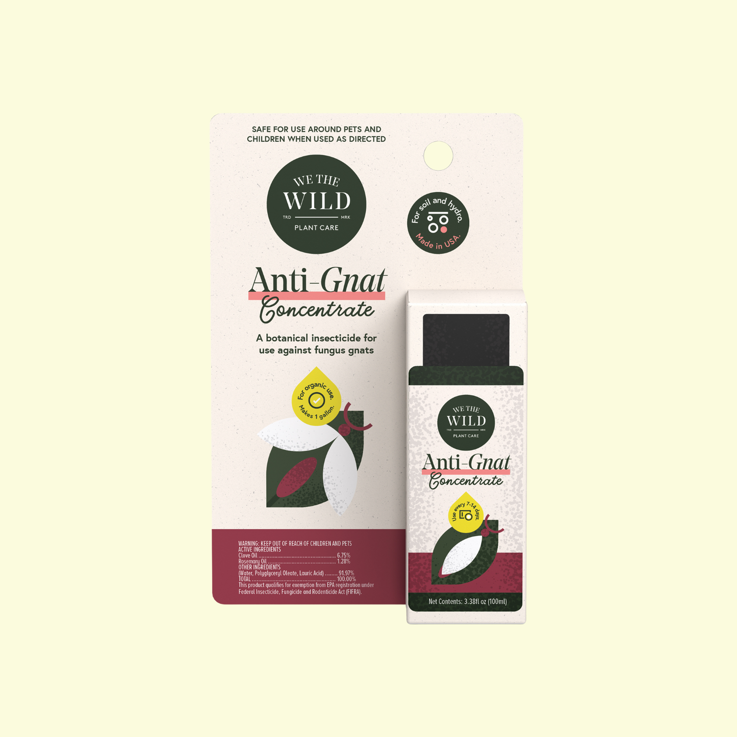 We The Wild Plant Care USA - Anti-Gnat Concentrate Drops
