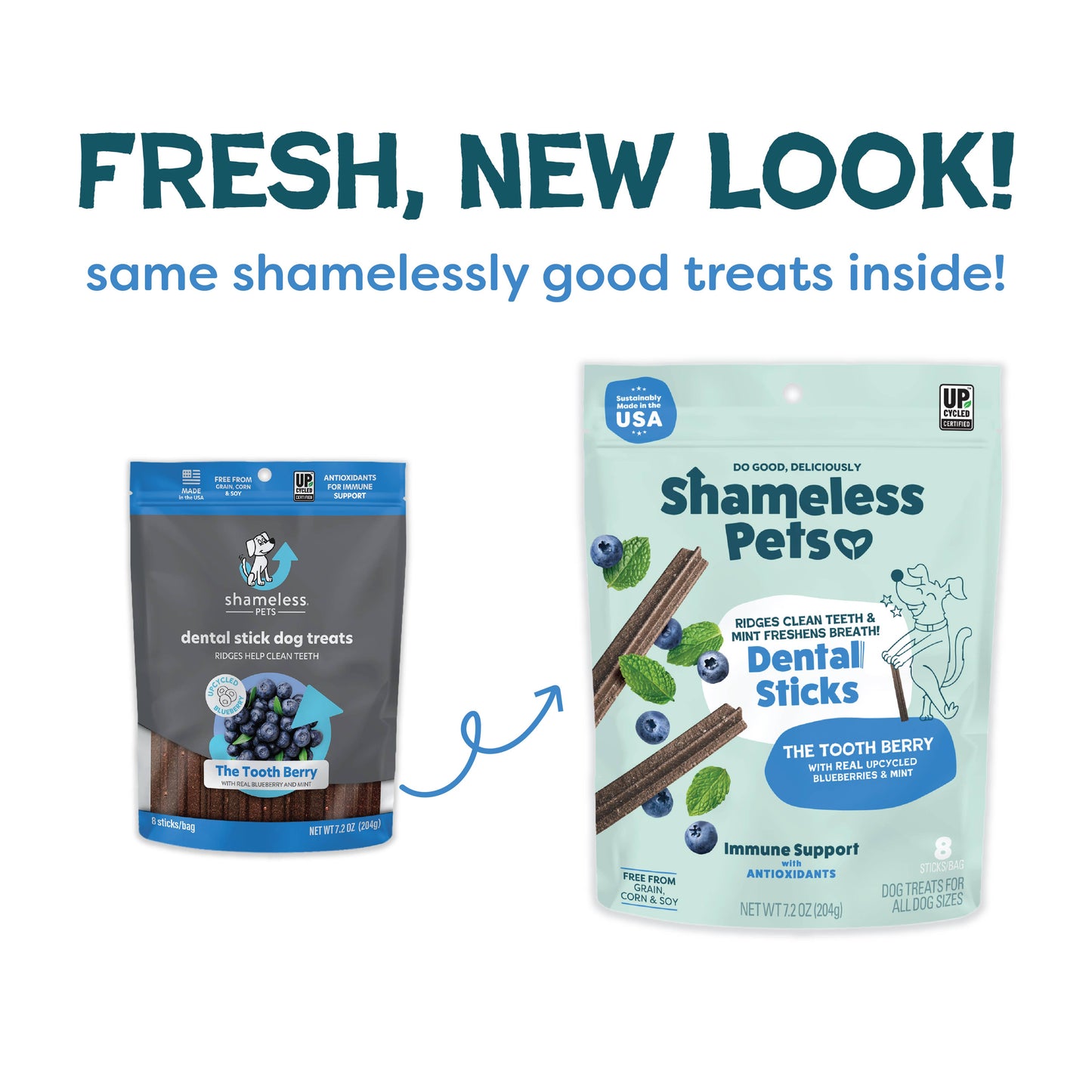 Shameless Pets - The Tooth Berry Dental Sticks Dog Treats