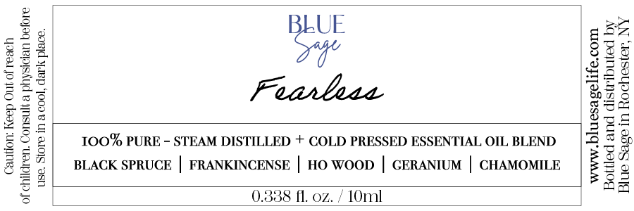 Blue Sage - Fearless Essential Oil Blend 10ml-100% Pure Undiluted