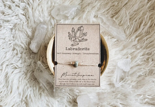 MountInspire Ltd. - Labradorite Crystal Wish Bracelet