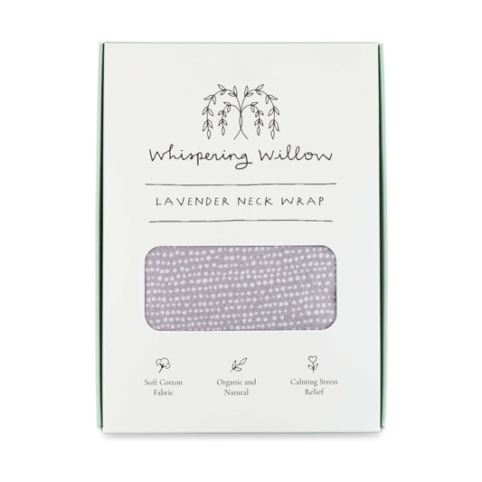 Whispering Willow - Neck Wrap, Lavender - Tranquil Gray - Boxed