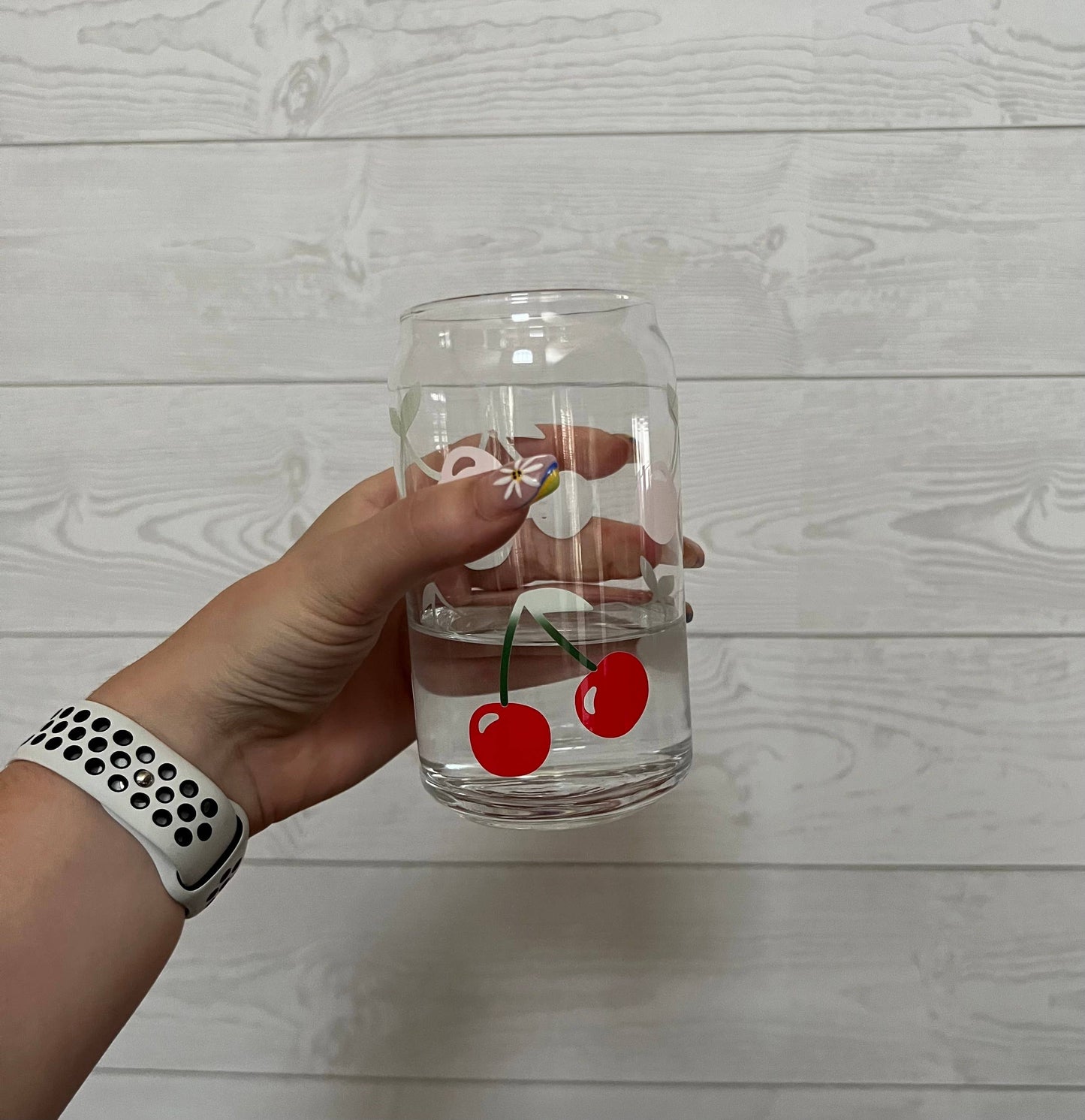 Mason Jar Designs - Color changing cherry cup